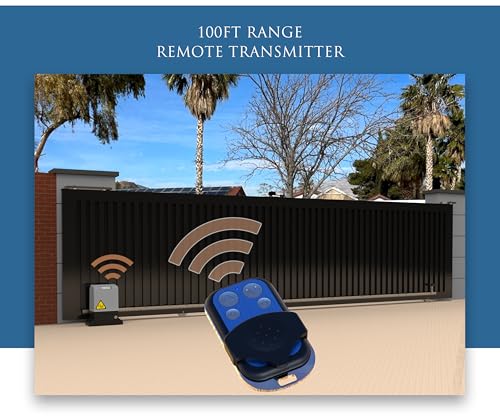 Blütezeit Remote Control for ME-GO & ME-BG Automatic Sliding Gate Opener (32-bit Board), 433MHz Driveway Gate Motor Hardware Accessory 2pcs by Blütezeit - Image 6