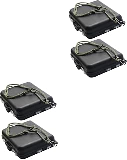 Sosoport 4 Peças Acessórios De Pesca Recipientes De Acessórios De Pesca Suprimentos De Pesca Conveniente Organizador De Equipamento De Pesca Caixas De Equipamentos De Pesca Portáteis Caixa