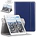 Produktbild Ztotop Hülle für iPad 9.7 Zoll 2018/2017/Air 2/Air, [360 Grad Umdrehung/Rein Leder] Faltbare Geschäftshülle Multi-Winkel und Automatische Aufwachen Den/Schlafenden Smart Case Cover,Handschlaufe,Blau