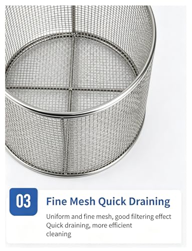 Panier pour tubes à essai et nettoyage de composants métalliques par immersion