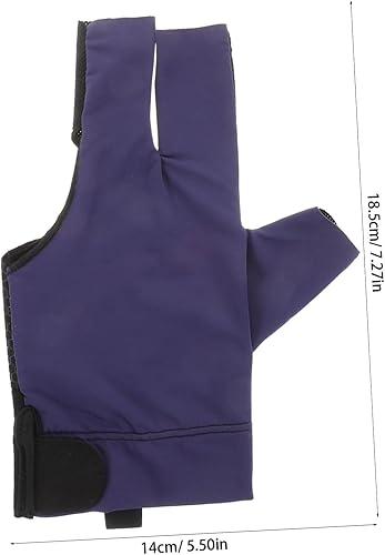 Miniatura 2 de HANABASS Left Handed Billiards Glove Breathable Slip Pool Stick Glove for Precision Control Touch Screen Compatible Comfortable Fit for Snooker and