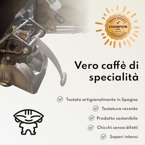 Bocono Specialty Coffee - Specialty Coffee - Scatola da 10kg di Caffè in Grani dal Brasile - Tostatura Medio-Chiara. Chicchi di Caffè Naturale Arabica per Espresso, V60