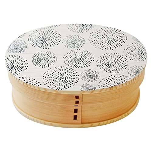 j-kitchens 調湿効果 機能付き 木製 弁当箱18cm × 13.5cm × 6.8cm 700ml ウレタンコーティング/絵:蒔絵調紀州加工 Current model