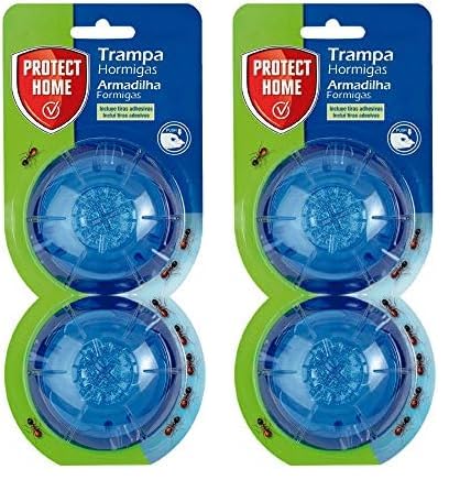 PROTECT HOME Trampa Antihormigas, Ideal para Interiores y Exteriores, solución innovadora. Verde Agua. (Paquete de 2)