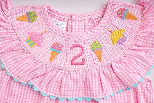 Mud Pie girls Mud Pie Kids Two Smocked Dress;3