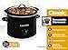 Crock-Pot 2-QT Round Manual Slow Cooker, Black (SCR200-B)