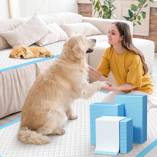 60 Count Extra Large Dog Pee Pads 28" x 34", Super Absorbent X-Large Puppy Pads Disposable Dogs Training Pads, Quick Drying Leak-Proof Dog Potty Pads for Doggies Puppies by YOPETKI - Image 8