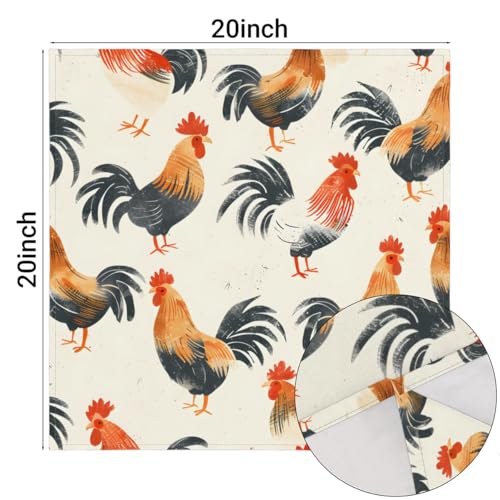 Servilletas de Tela Reutilizables 20x20 Pulgadas Pack x4 miniatura 3