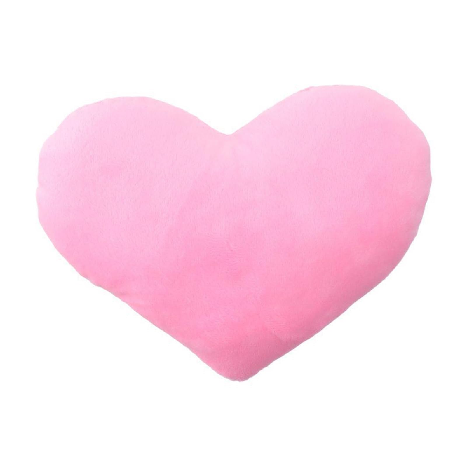Oreiller doux en forme de cœur rose, lot de 3 coussins décoratifs chaleureux pour la maison