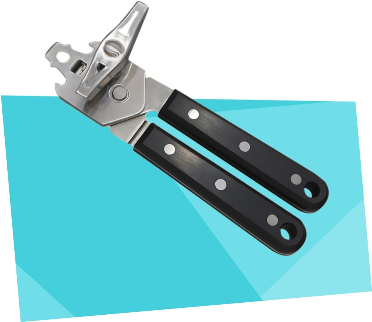 Multi Functional Manual Can Opener Heavy Duty Stainless Steel Kitchen Tool Effortless Grip for Jars Bottles and Cans Essential Home Gadget for Daily Use