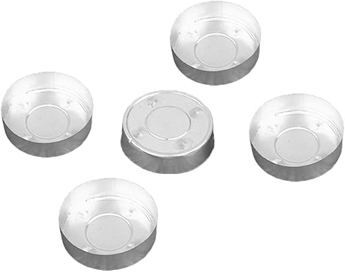 Miniatura 4 de SUPVOX 200 piezas de aluminio para té, latas de luz de té, envases vacíos para fabricación de velas (plateado)