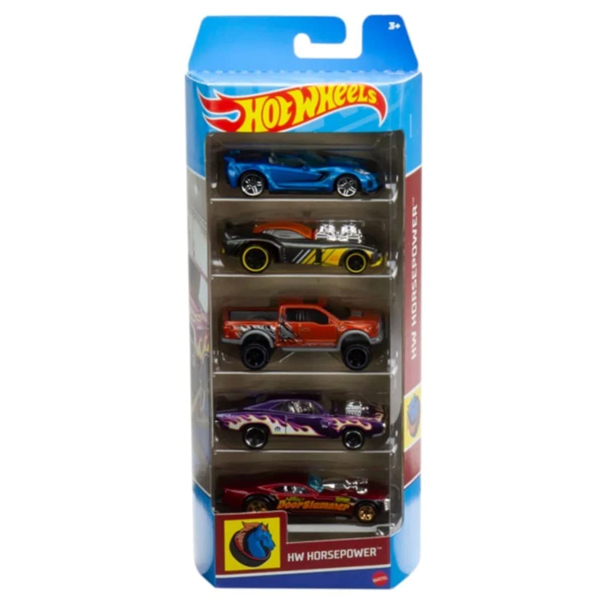 Hot Wheels 5'li Araba Seti Hw Horsepower HFV94 : Amazon.com.tr