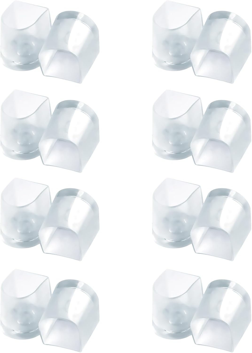 High Heel Protectors for Grass,U-Shape Anti-Slip Heel Repair Caps Covers,for Weddings,Dancing,Outdoor Events 8 Pair