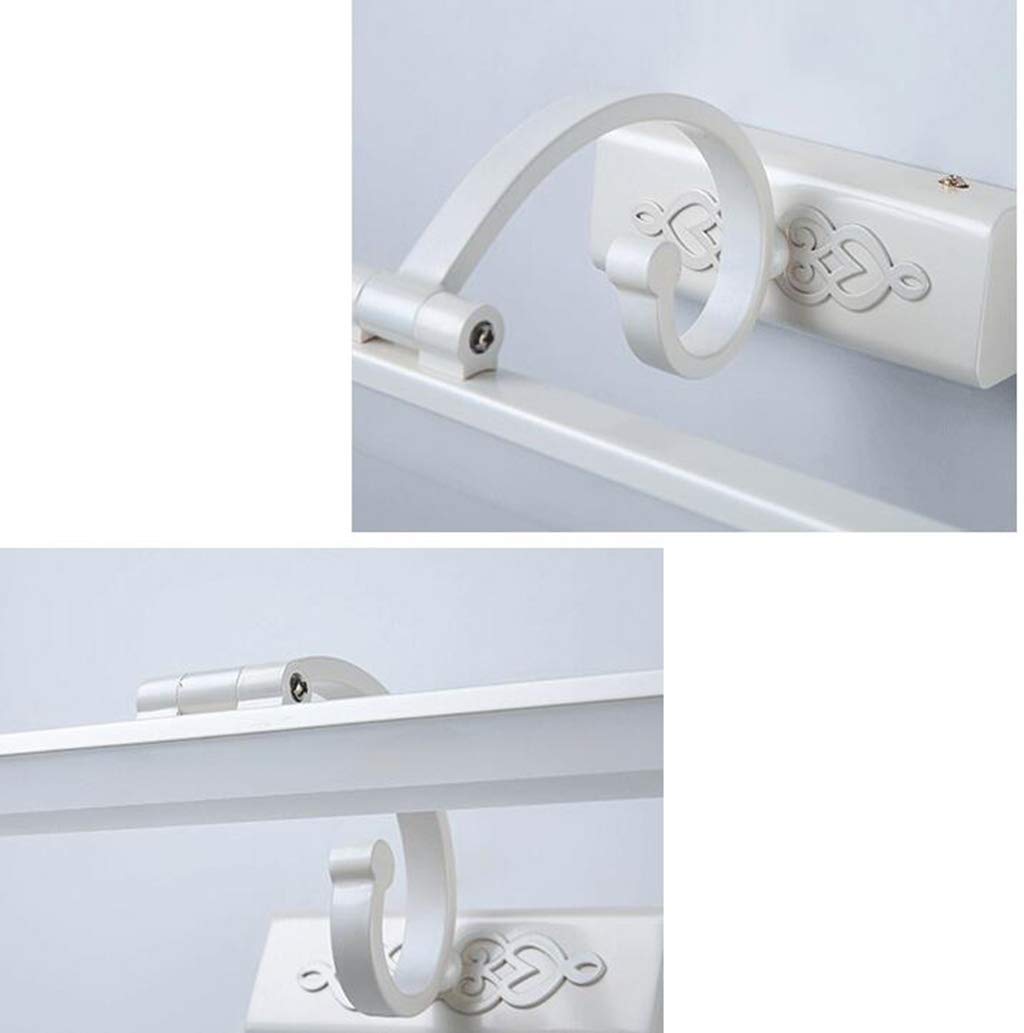 Lampy z lustrem do łazienki, oświetlenie ścienne, oświetlenie przednie z lustrem, 11W/57CM, toaletka łazienkowa Materiał ze stopu LED + akryl (ciepłe białe światło) firmy BZEI-Lighting Fixtures