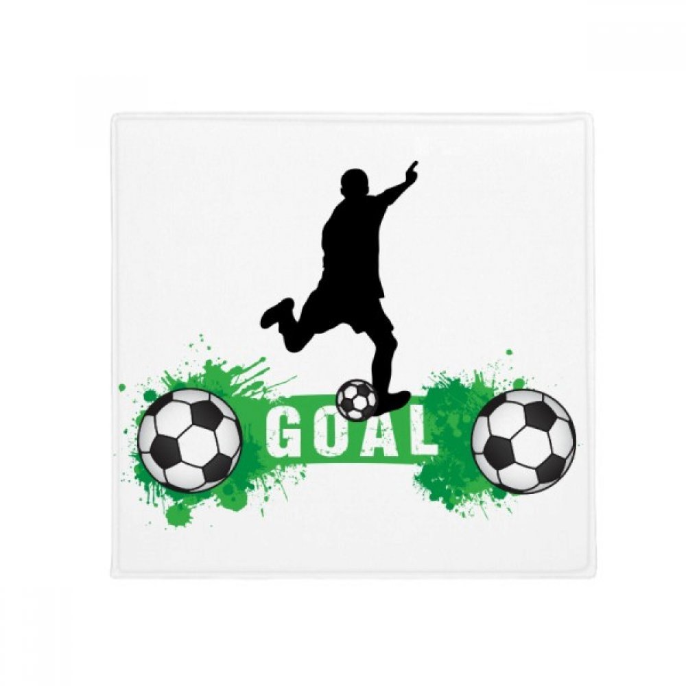 Tapis de sol football de qualité supérieure 80cm multicolore pour entrée élégante