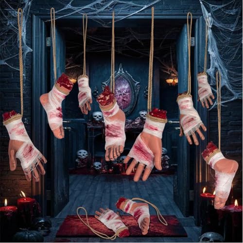 Pendentifs mains pieds cassés Halloween : finissez-en avec les décors de fête ennuyeux - 5