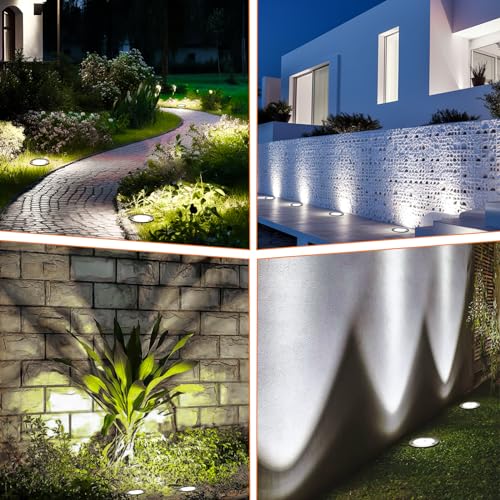 AOAXL 6W Low Voltage Landscape Lights, AC/DC12-24V Well Lights IP68 Waterproof 5500k Cool White Landscape Lighting Spotlight for Patio Yard Garden Outdoor (6 Pack) by AOAXL - Used condition - Image 7