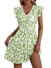 Light Green-white Floral