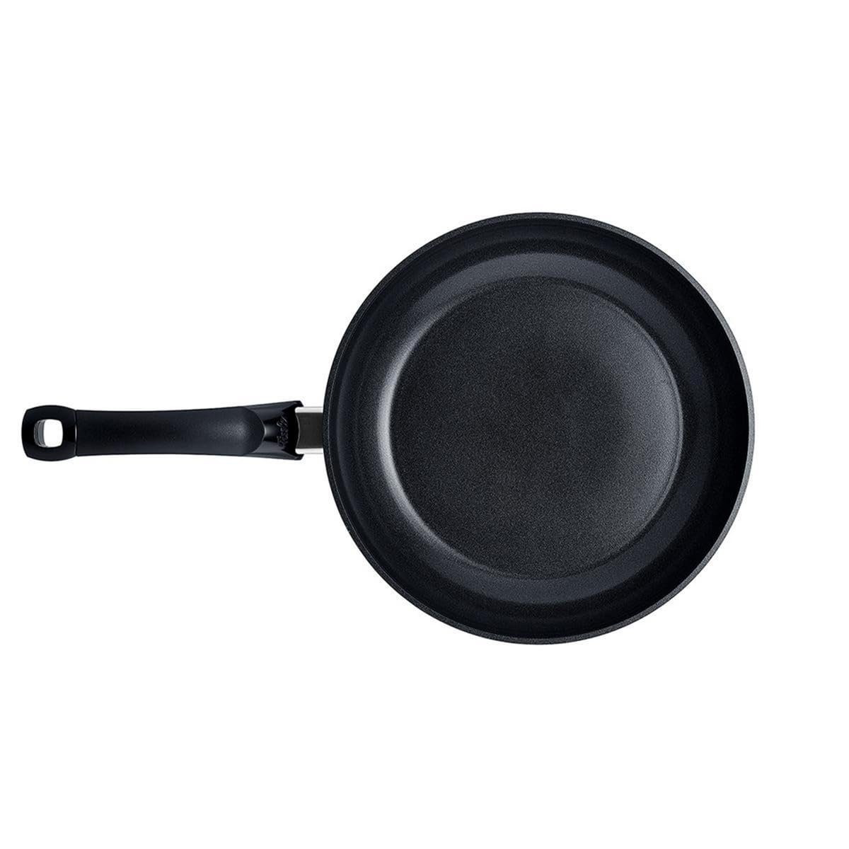 Fissler Ceratal Classic patelnia (Ø 28 cm, Orbit Black) – patelnia ceramiczna wyprodukowana bez PFAS/PTFE, nieprzywierająca, aluminium, ergonomiczny uchwyt, nadaje się do płyt indukcyjnych, Made in