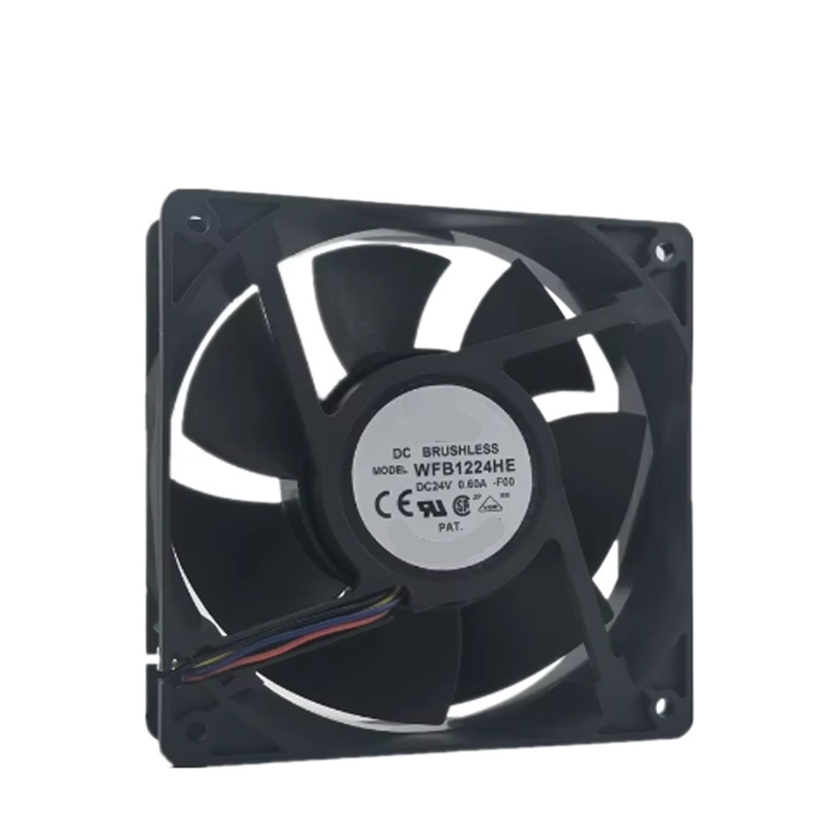 GJEXXPTST 120 * 38mm WFB1224HE 24V 0.60A 12038 12cm 3700RPM Cooling Fan