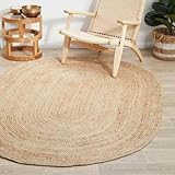 Artisanat tissé à la main de qualité supérieure : des tisserands experts fabriquent à la main chaque tapis en jute naturelle avec une texture organique, offrant un look terreux et artisanal qui complète les intérieurs rustiques et bohèmes.
