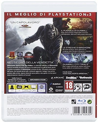 Dishonored GOTY PS3 édition intégrale jeu action infiltration