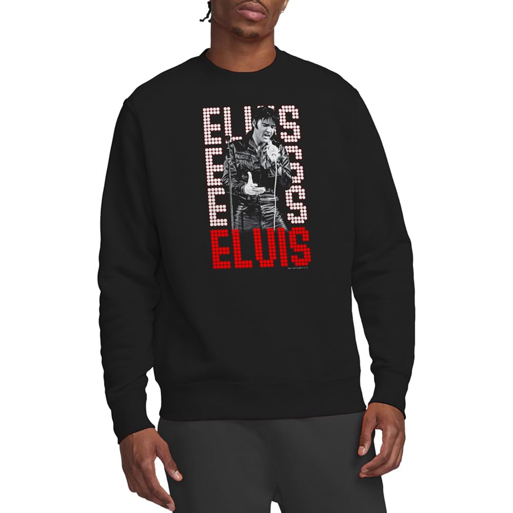 Elvis Presley Unisex 1968 Sweatshirt Black Xxl