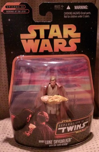 Star Wars Episode III Revenge of the Sith Separation of the Twins - Infant Luke Skywalker with Obi-wan Kenobi