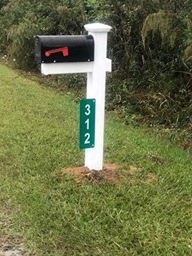 Custom Reflective Green 911 Address Aluminum Sign