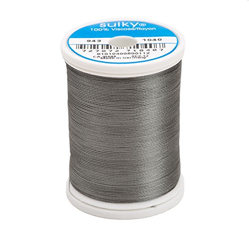 Hilo de rayón Sulky Of America 268d, 40 wt, 2-ply, 850 yardas, color caqui medio/oscuro miniatura 1