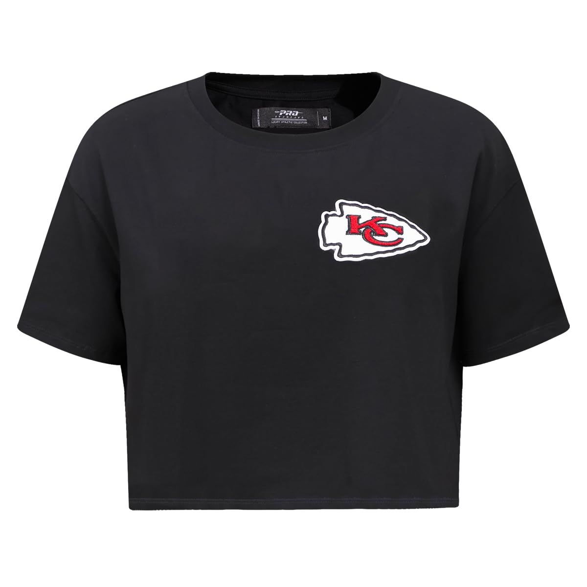 Pro Standard Womens NFL Las Vegas Raiders Classic Chenille Short Sleeve Boxy Tee Black L โ image 1