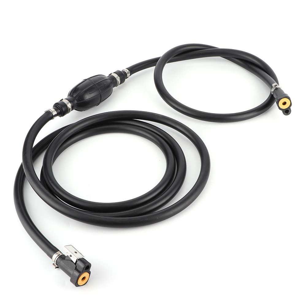 Keenso Gruppo Tubo Carburante Gomma Tubo Motore Fuoribordo 8mm Bulbo