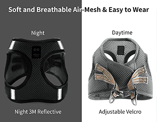 Balaynor Cat Harness Leash Walking Escape Proof, Adjustable Mesh Comfortable Vest Harnesses Cats, Breathable Reflective… - Image 5