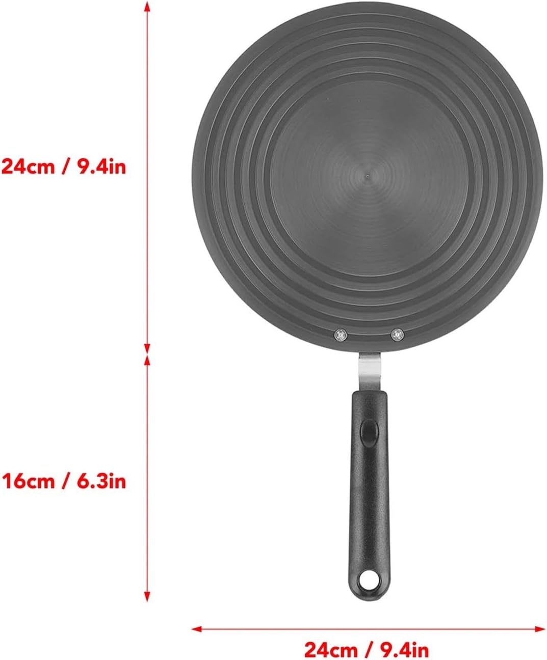 Heat Diffuser Plate with Handle Thickened 4mm Stove Heat Plate Induction Plate Adapter Kitchen Accessories for Cookware