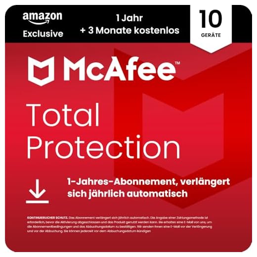 McAfee Total Protection (10 Geräte) 2025 | 15 Monate | Secure VPN, Sicherheitssoftware mit Virenschutz, Kennwort-Manager, Identitätsüberwachung | Digitaler download