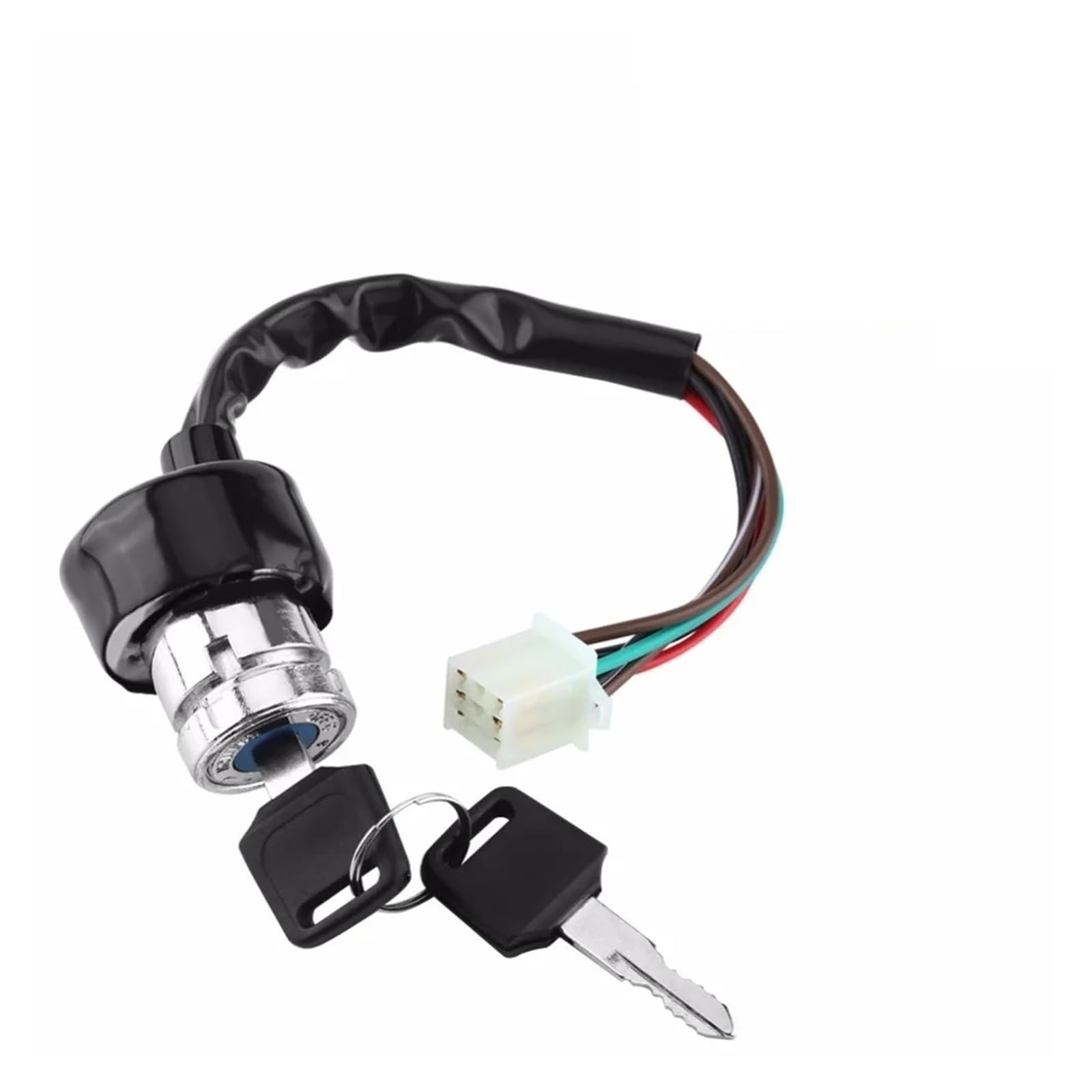 EJUOYO Motorcycle ignition switch Universal 6 Wire Ignition Switch 3 Position 2 Keys Motorcycle Kart Pit Quad Bike Motorcycle Switches Ignition
