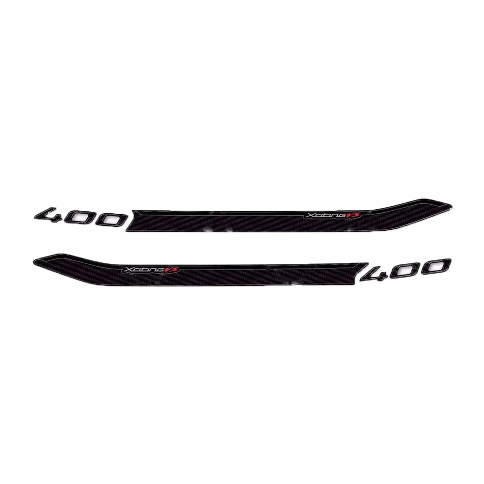 Tynbv Black- Silver Decorative Sticker Motorcycle Accessories Anti Scratch Decal Tankpad Protector For Kymco Xciting Vs 400 Waterproof Pad Side Stickers