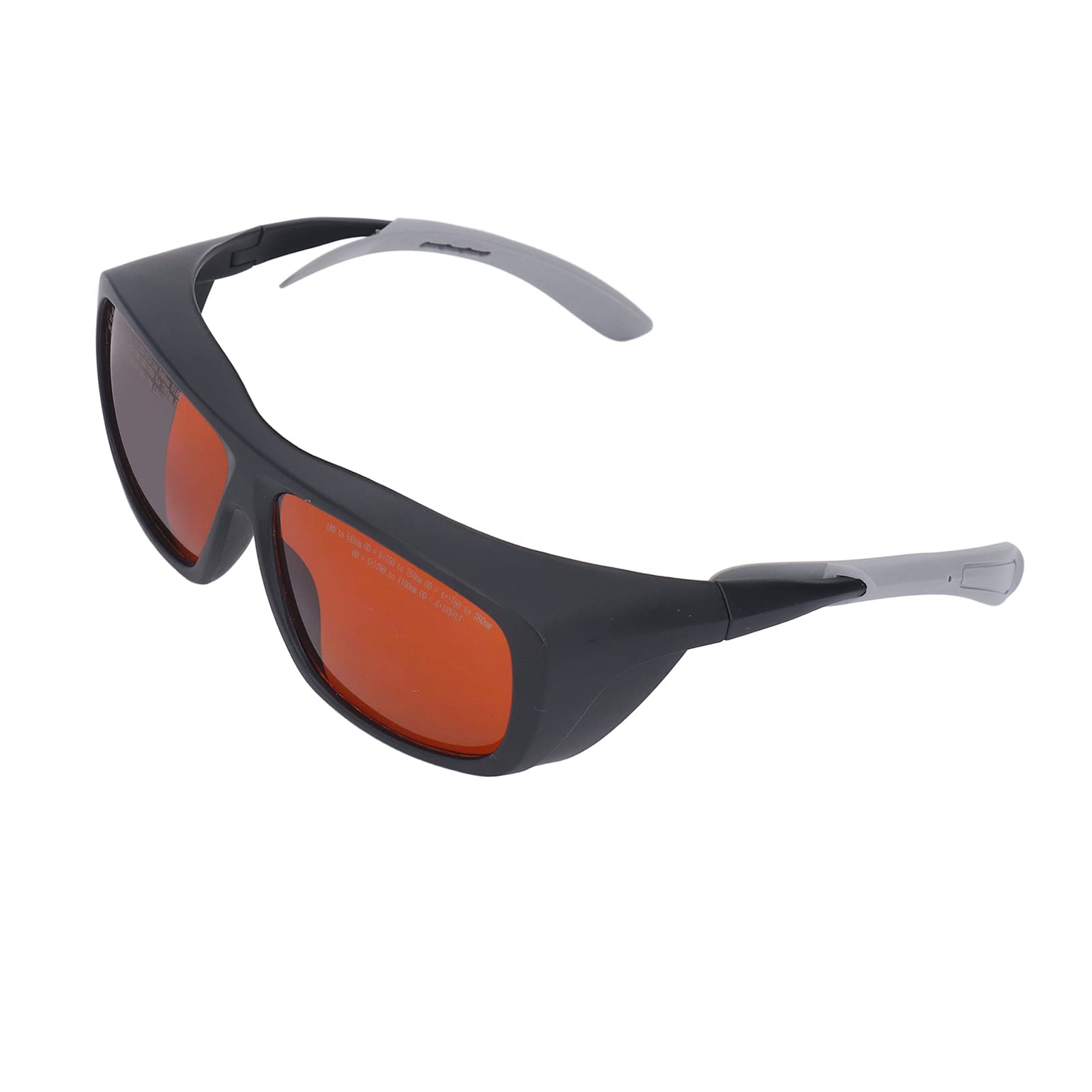 Cocoarm Laserbrille, PC-Brille, Blendfrei, 180 Bis 540 Nm, 750 Bis 1100 Nm, Schnelle Lichtreaktion, Kratzfeste Oberfläche für Glasfaserprojekte, Techniker und Laborbenutzer