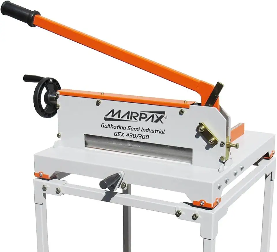 Guilhotina Semi Industrial 43cm 300fls GEX-430 c/mesa Marpax