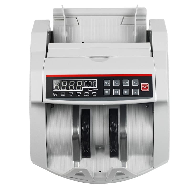Bill Counter, Money Machine for banconote in valuta estera compatibile con rilevatori di banconote in valuta multinazionale come EUR, USD, EUR, GBP, Ecc. 210 8uv/mg