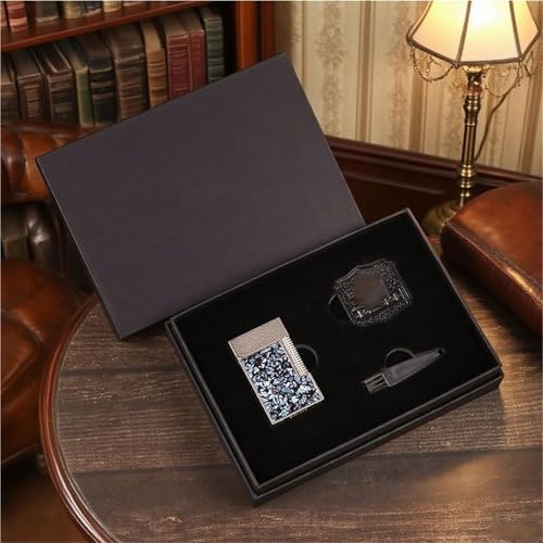Encendedor clásico metálico recargable de butano miniatura 6