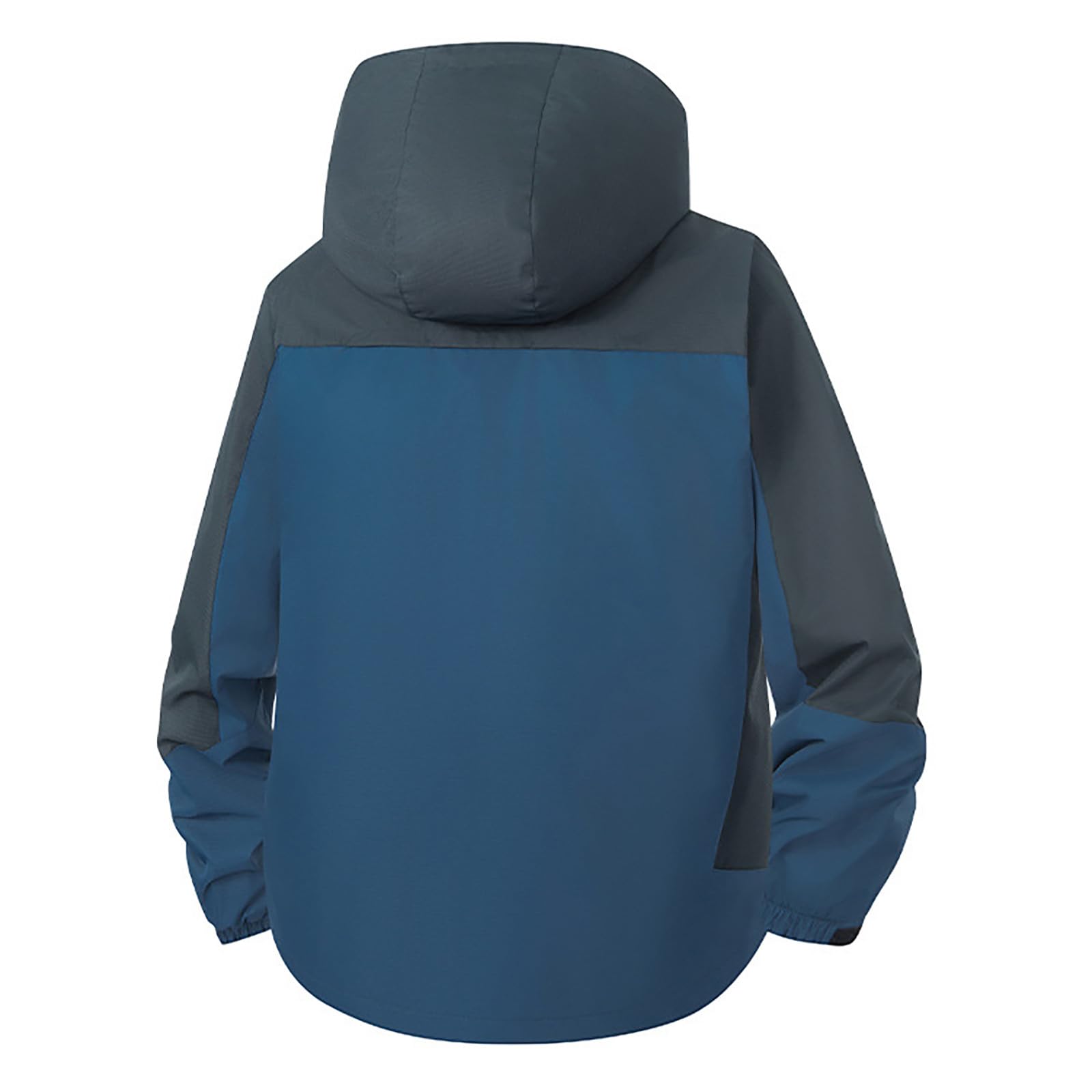 Chubasquero para hombre, resistente al agua, chaqueta de senderismo, transpirable, chaqueta cortavientos, chaqueta ligera con capucha, chaqueta softshelljack con capucha para bicicleta, exterior
