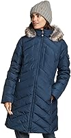 Eddie Bauer Women's Crystal Ridge Down Parka - Windproof 550-Fill Insulation, Sub-Zero Warmth, Stylish Sheen