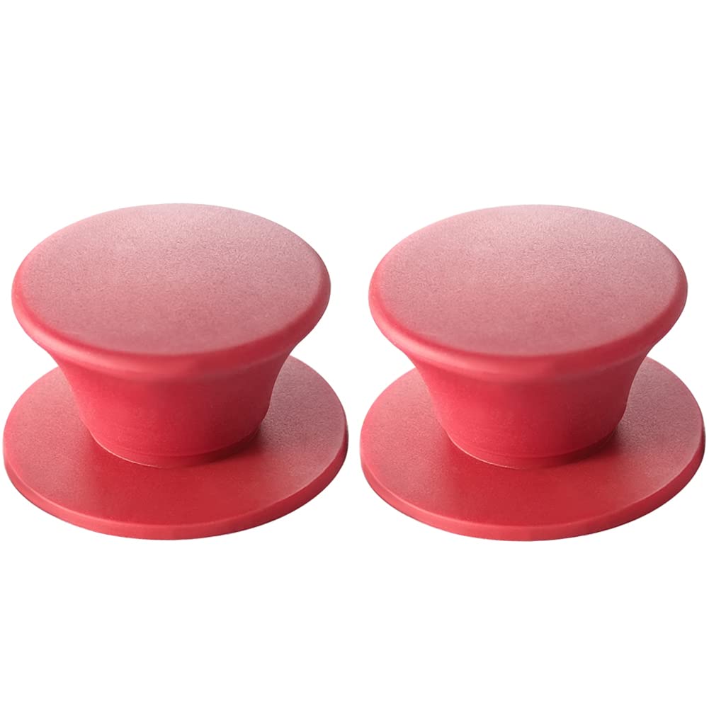 JoyTube Universal Pot Pan Lids Replacement Knob, Silicone Heat Resistant Pan Cover Holding Handles BPA Free Dishwasher Safe Fits Skillets and Kitchen