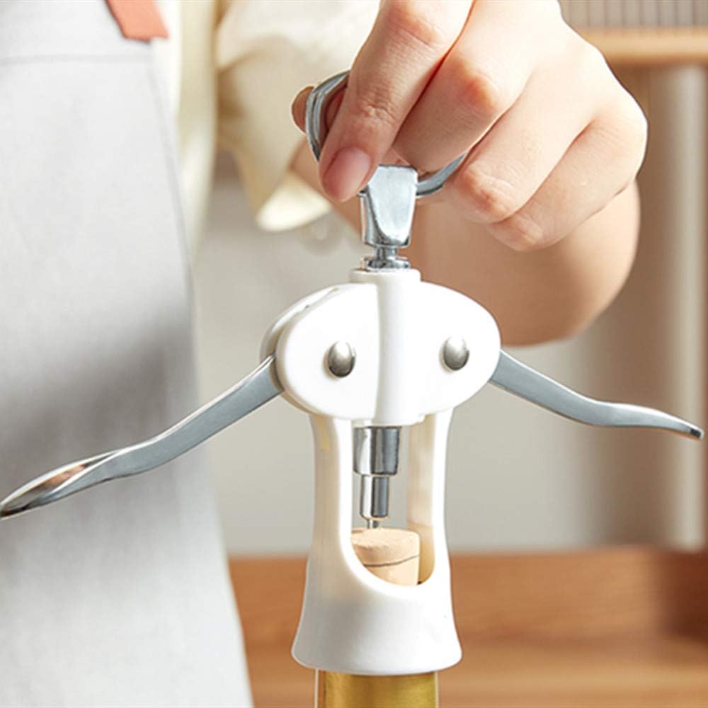 Wine lid Opener Easy to Rotate Aluminum Alloy Material Easy to Clean not Deformed Firm Gear More Firm Suitable for Household and Hotel Wine Utensils.