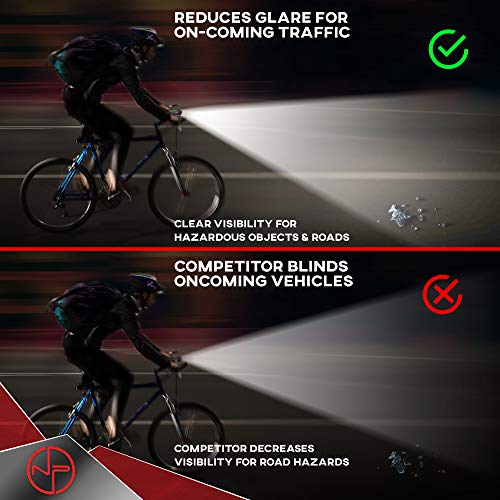 Bx-300 Rechargeable Bike Light Set - Powerful Front And Back Lights, Bicycle Accessories For Night Riding, Cycling Safety Best Headlight With Usb Tail Rear For Adults Kids Men Women Road Mountain #TOP2