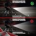 BX-Series USB-C Bike Light Set - Front and Back LED - 12Hr Max Long Lasting Rechargeable Headlight, for Bicycle Night Riding, w/14hr Max Rear Taillight (BX-400 Onyx)