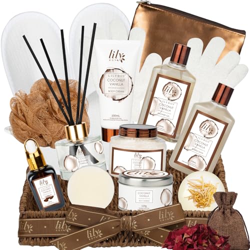 Lily Roy Coconut Vanilla Spa Basket
