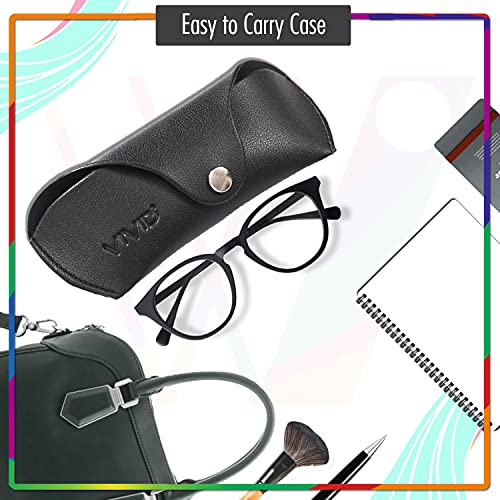 Image of VIVID Unisex Specs Snap Button Eyewear Dabbi Faux Leather Soft Case Cover