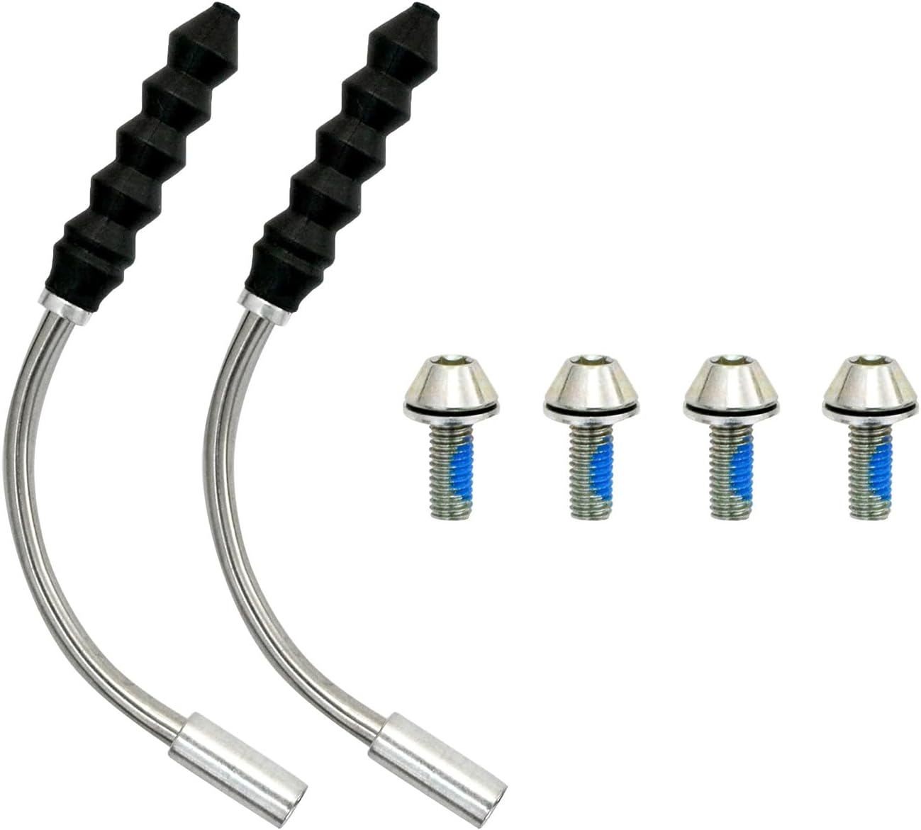 Dia-Compe VC733 V-Brake Calipers Long Arm Set, Black, DP2853-Y